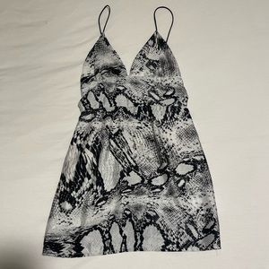 snake skin dress